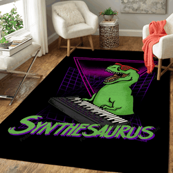 Synthesaurus Music Art For Fans Area Rug Living Room Carpet Rug Regtangle Carpet Floor Decor Home Decor