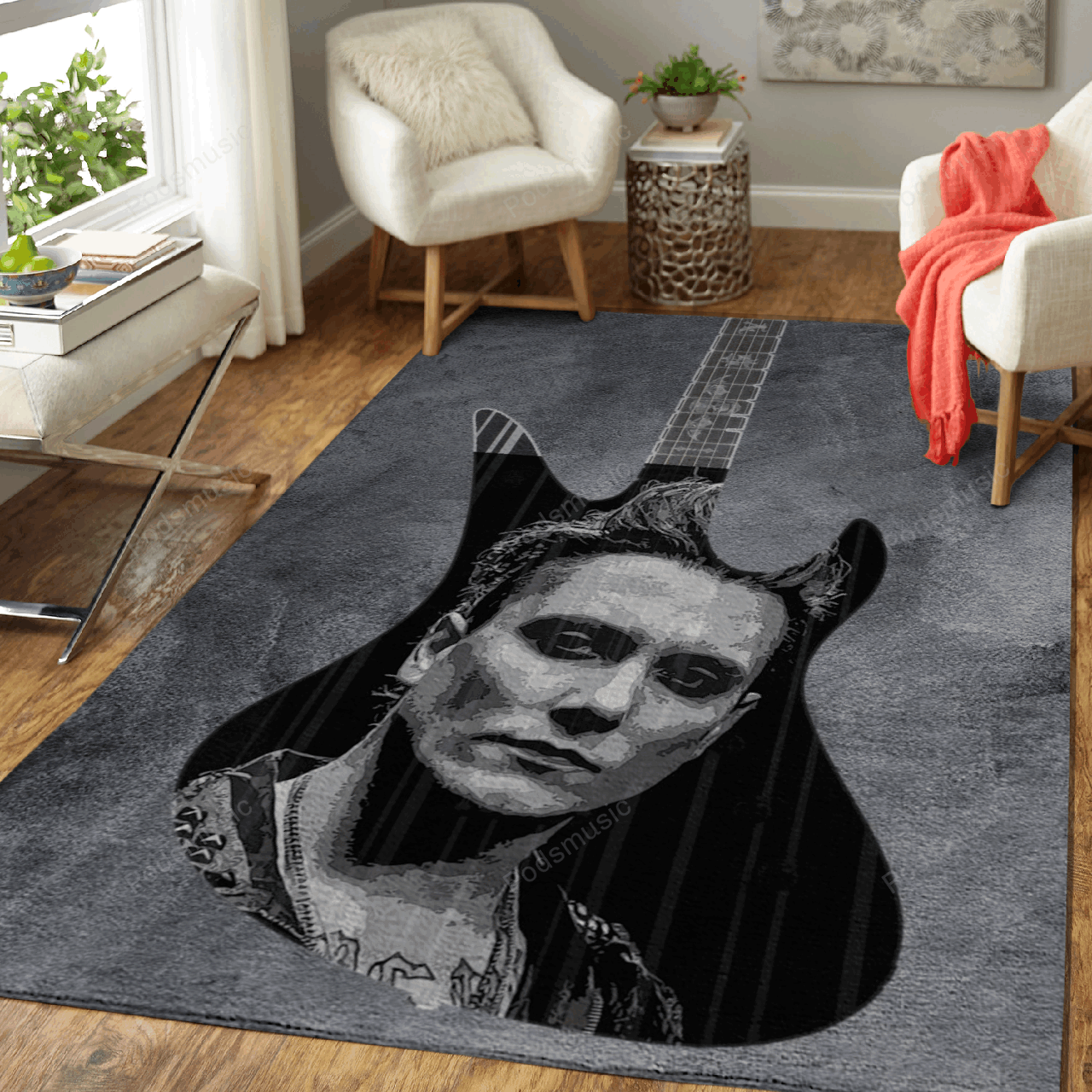 Synyster Gates Guitar Music Band Art For Fans Area Rug Living Room Carpet Rug Regtangle Carpet Floor Decor Home Decor