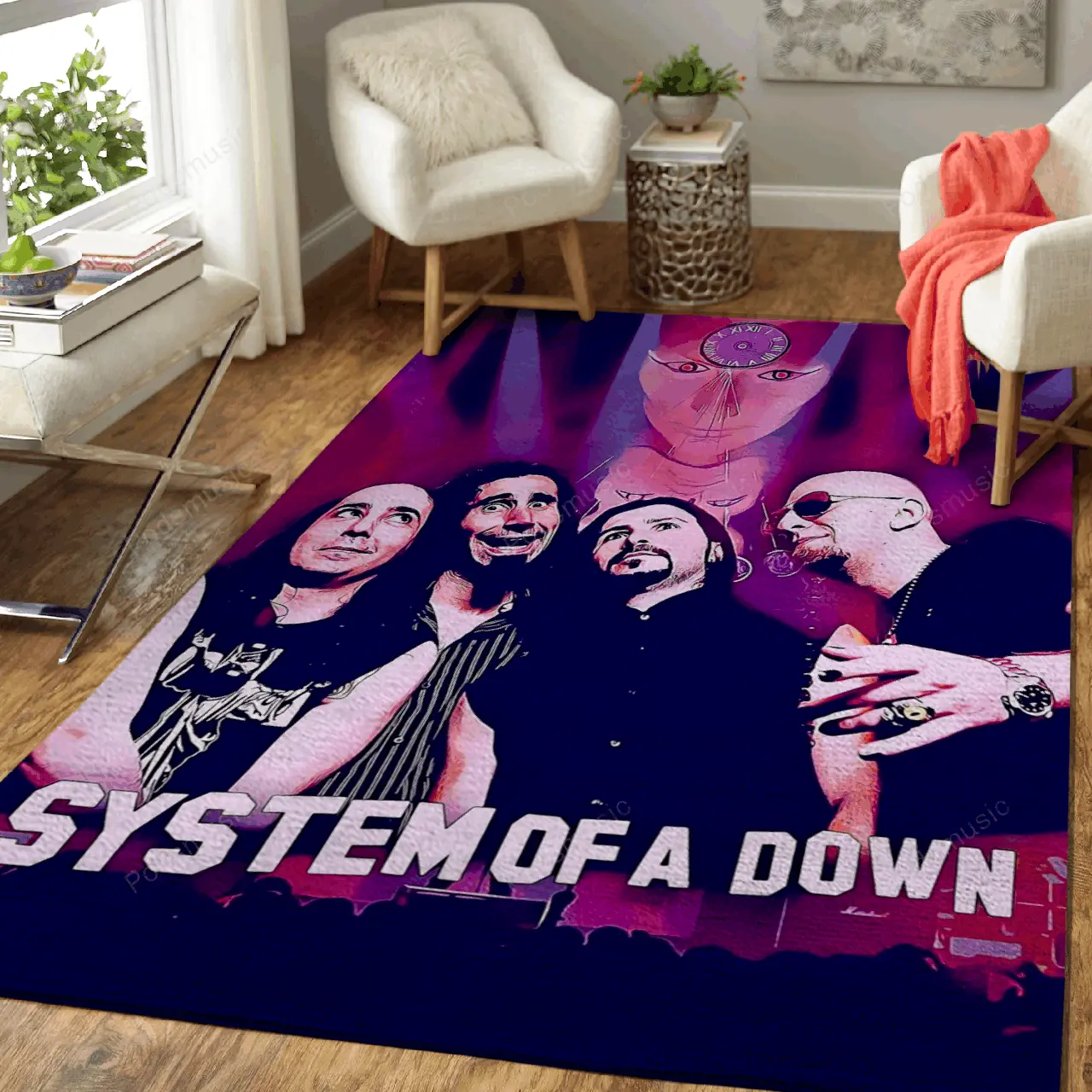 System Of A Down Music Art For Fans Area Rug Living Room Carpet Rug Regtangle Carpet Floor Decor Home Decor V11227