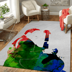 T Bone Walker Watercolor Music Legends Art For Fans Area Rug Living Room Carpet Rug Regtangle Carpet Floor Decor Home Decor