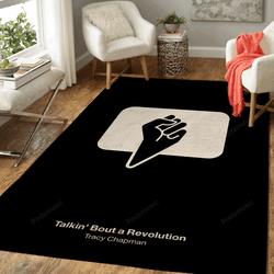 Talkin’ Bout A Revolution Music Art For Fans Area Rug Living Room Carpet Rug Regtangle Carpet Floor Decor Home Decor