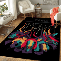 Tame Imapla Goat Music Art For Fans Area Rug Living Room Carpet Rug Regtangle Carpet Floor Decor Home Decor