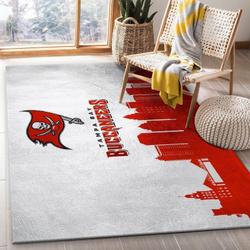 Tampa Bay Buccaneers Nfl Football Area Rug Living Room Rug Home Decor 9