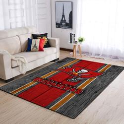 Tampa Bay Buccaneers NFL Wooden Style Area Rug Living Room Home Decor 4