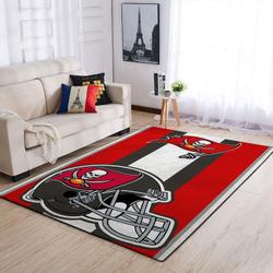 Tampa Bay Buccaneers Nfl Area Rugs Helmet Living Room Carpet Sports Rug