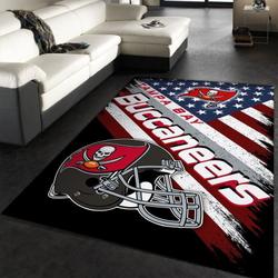 Tampa Bay Buccaneers Nfl American Style Area Rug Living Room And Bed Room Rug