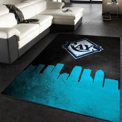 Tampa Bay Rays Area Rug Mlb Team Logo Living Room Rugs Retangle Rug 2