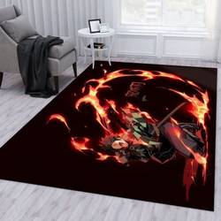 Tanjirou Demon Slayder Anime 3 Area Rug Living Room And Bed Room Rug Rug Regtangle Carpet Floor Decor Home Decor