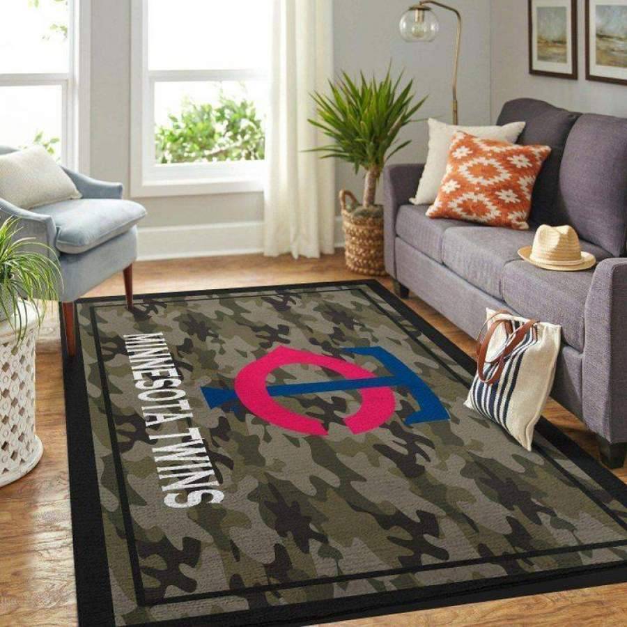 MLB Minnesota Twins Rug Living Room Rug Home Decor Room Carpet Rug