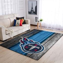 Tennessee Titans Nfl Area Rugs Wooden Style Living Room Carpet Home Decor