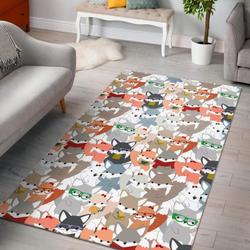 Tennis Ball Pattern Print Area Rug Living Room Rug Home Decor