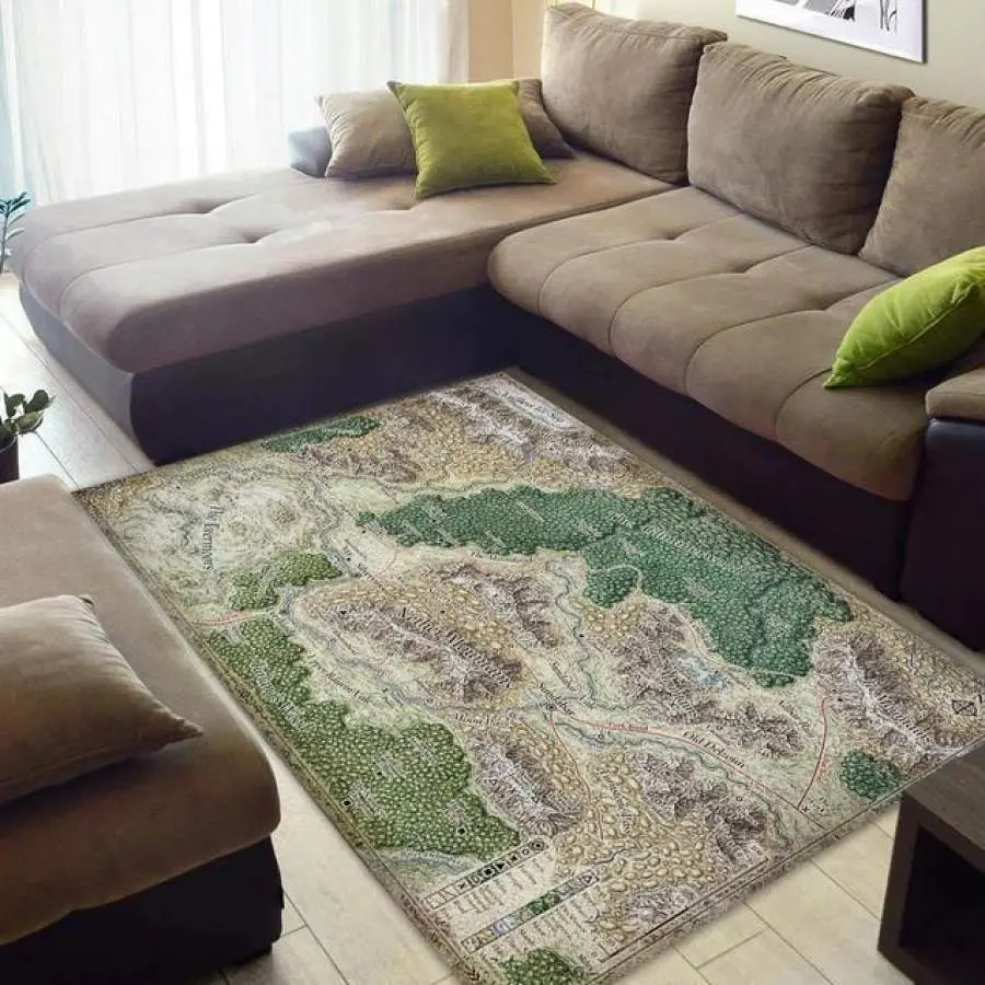 Tennis Rug Living Room Rug Home Decor Rb7A8E7E2396 Rectangular Indoor Outdoor Area Carpet