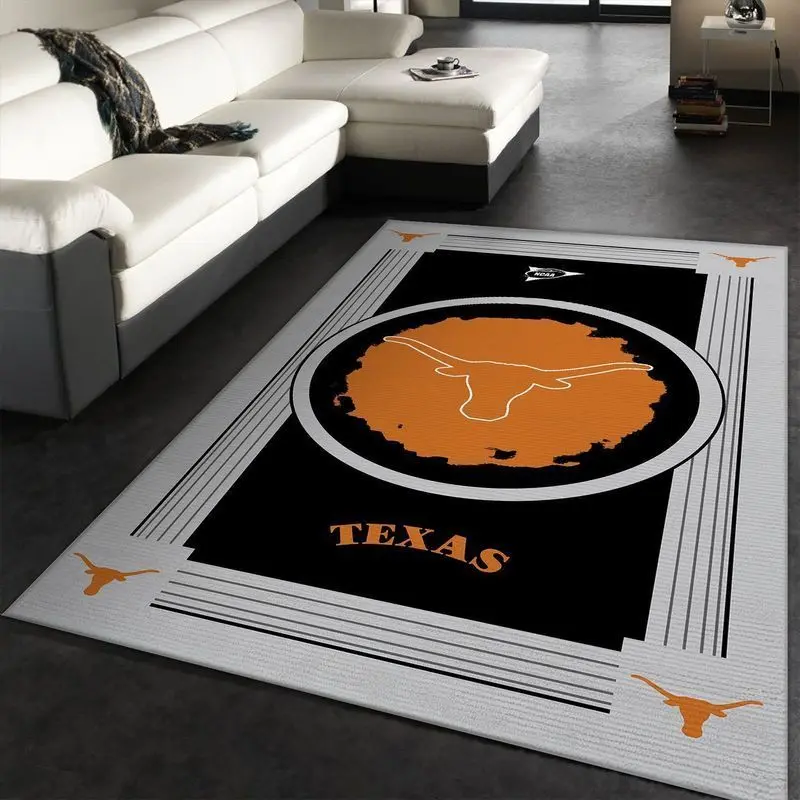 Texas Longhorns Ncaa 1 Area Rug Living Room Bedroom Rug Rug Rectangle Carpet