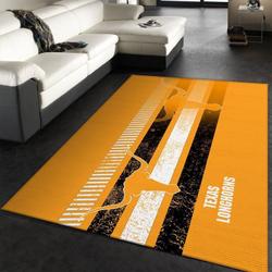 Texas Longhorns Ncaa 2 Area Rug Living Room Bed Room Rug Rectangle Carpet