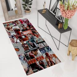 Marvel Iron Man Movie Abstract Area Rug Inspired Legend Home Living Decor