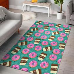 Thai Golden Elephant Print Area Rug Living Room Rug Home Decor