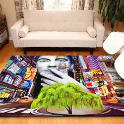 The Avengers Logo Marvel Movie Area Rugs Living Room Carpet
