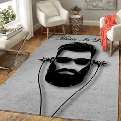 The Beard Music Inspiration Art For Fans Area Rug Living Room Carpet Rug Regtangle Carpet Floor Decor Home Decor