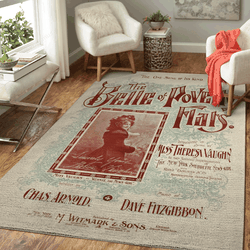 The Belle Of Poverty Flats Music Art For Fans Area Rug Living Room Carpet Rug Regtangle Carpet Floor Decor Home Decor