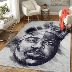 The Best Rapper Rapper And Hip Hop Music Art For Fans Area Rug Living Room Carpet Rug Regtangle Carpet Floor Decor Home Decor
