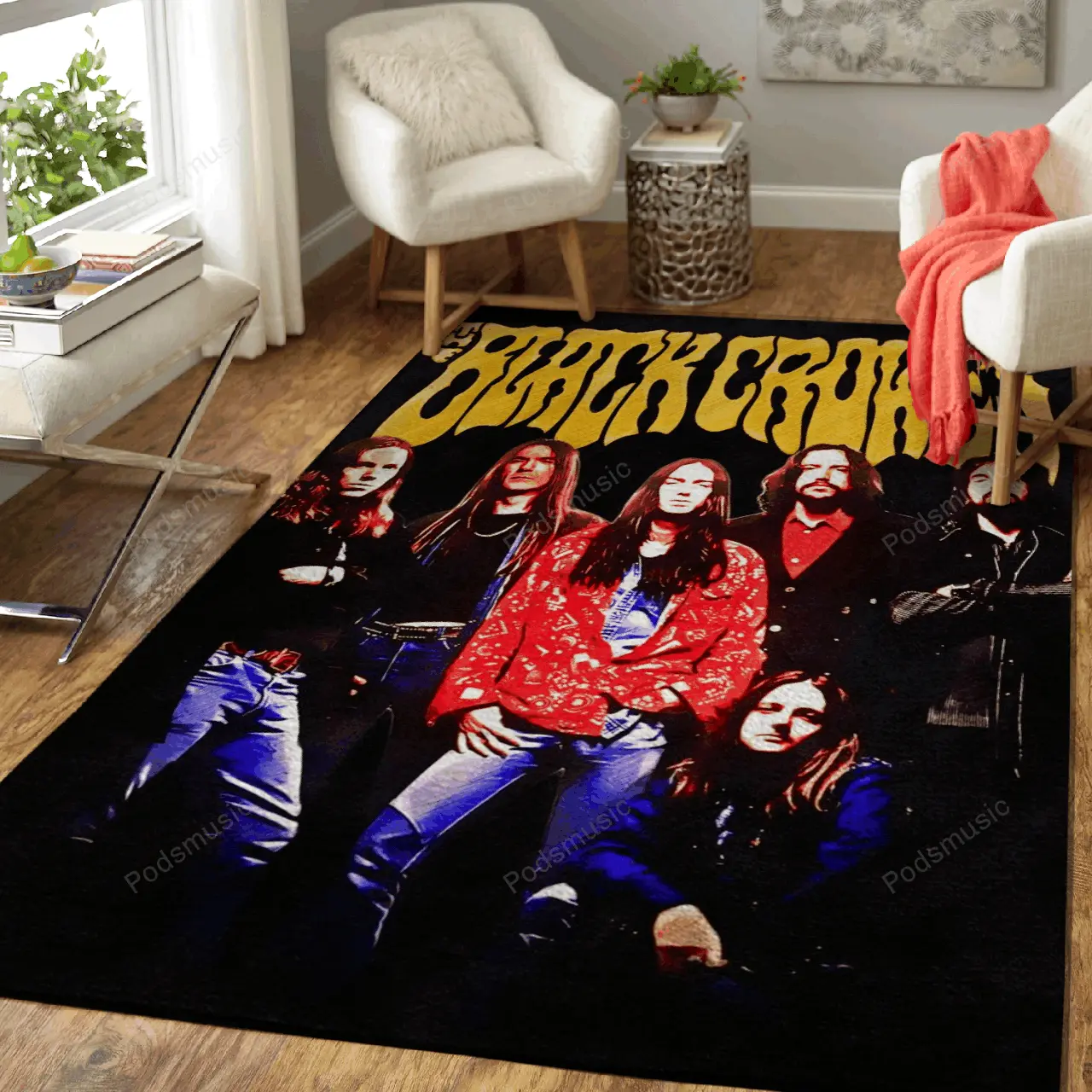 The Black Crowes Band Music Artwork Art For Fans Area Rug Living Room Carpet Rug Regtangle Carpet Floor Decor Home Decor
