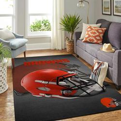 Cleveland Browns Area Rug Living Room Rug Home Decor Home Decor Floor Decor