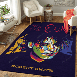 The Cure Robert Smith Wpap Music Wpap Art For Fans Area Rug Living Room Carpet Rug Regtangle Carpet Floor Decor Home Decor