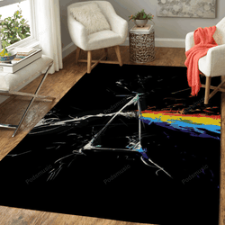 The Dark Side Of The Splatter ! Music Art For Fans Area Rug Living Room Carpet Rug Regtangle Carpet Floor Decor Home Decor