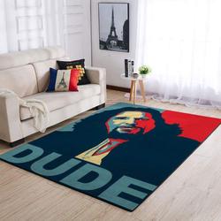 The Dude Area Rug Living Room Rug Home Decor The Big Lebowski Movie 19091901