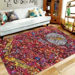 Rainbow Rug Cute Rug Overdyed Rug Living Room Rug Home Decor Home Decor Bedroom Living Room Decor