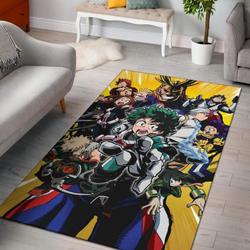 My Hero Academia Group Collage Rug Living Room Rug Home Decor Carpet
