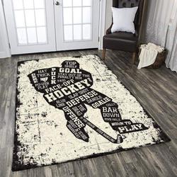 Hockey Rug Carpet For Living Room Rug Home Decor Home Decor Bedroom Living Room Decor