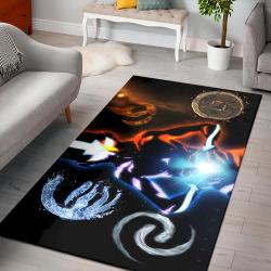 The Last Airbender Aang Anime Boys Anime Rug Living Room Rug Home Decor
