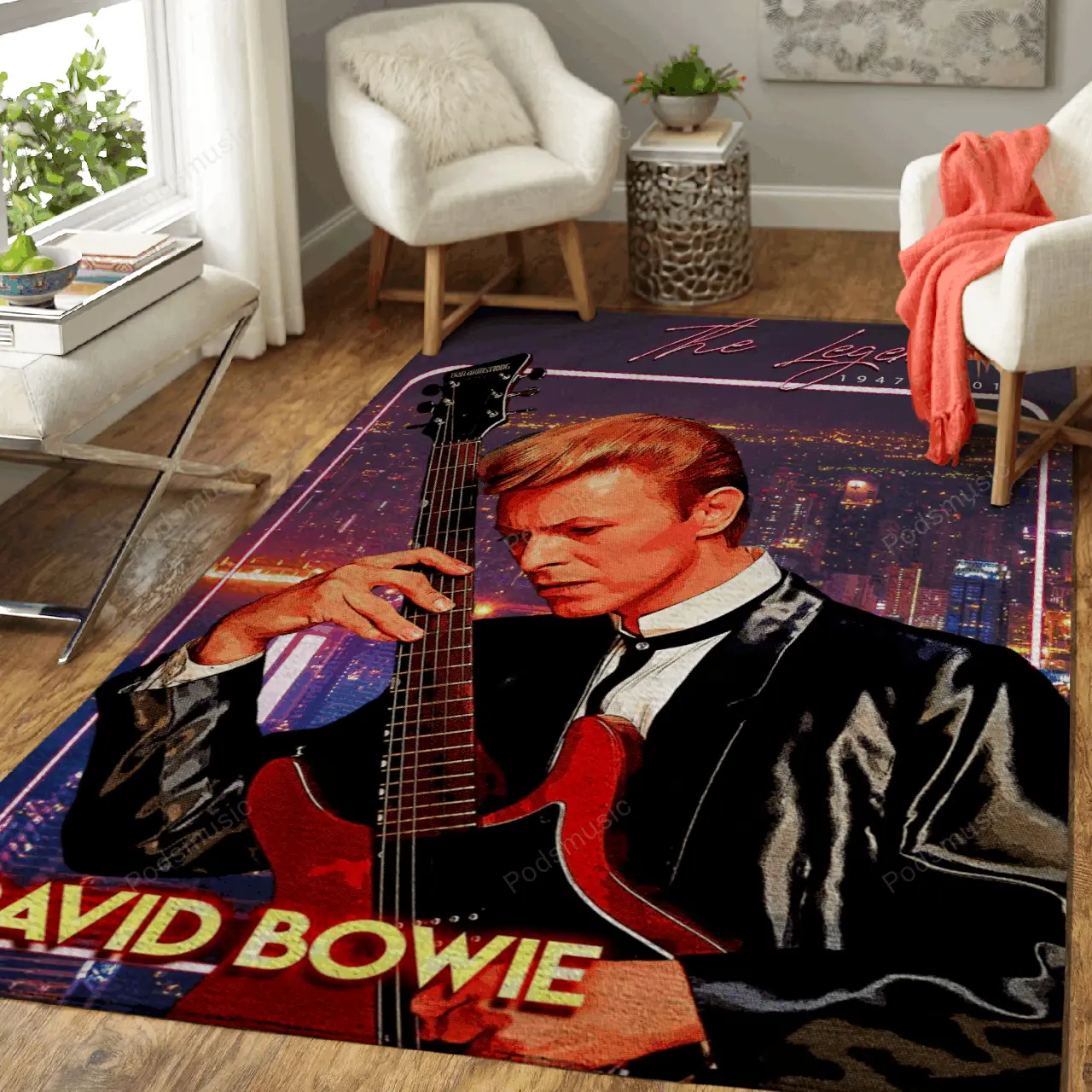 The Legend David Bowie Tonight Show Music Art For Fans Area Rug Living Room Carpet Rug Regtangle Carpet Floor Decor Home Decor