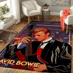 The Legend David Bowie Tonight Show Music Art For Fans Area Rug Living Room Carpet Rug Regtangle Carpet Floor Decor Home Decor