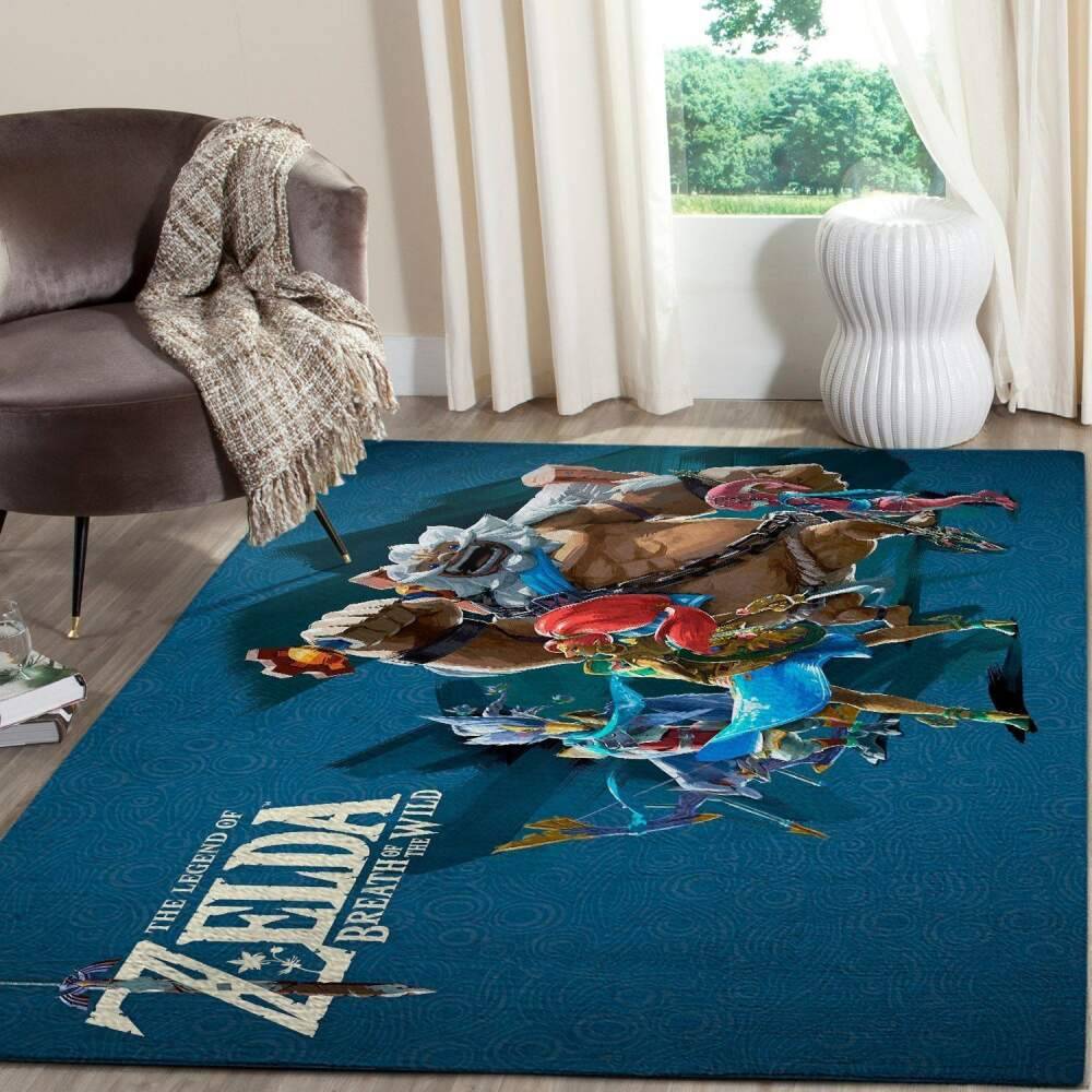 The Legend Of Zelda Area Rug Gaming Rug Regtangle Carpet Floor Decor Home Decor V4669