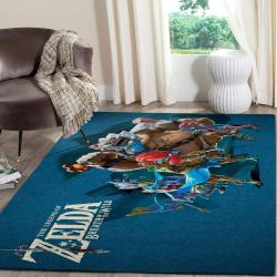 The Legend Of Zelda Area Rug Gaming Rug Regtangle Carpet Floor Decor Home Decor V4669