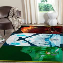 The Legend Of Zelda Area Rug Gaming Rug Regtangle Carpet Floor Decor Home Decor V4670