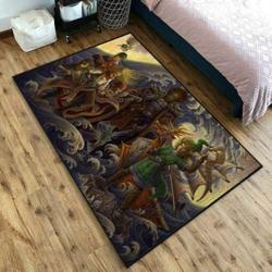The Legend Of Zelda Area Rug Living Room Rug Home Decor Nintendo Video Game Gfd 021120