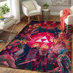 The Legend Of Zelda Area Rug Living Room Rug Home Decor Nintendo Video Game Gfd 1910134