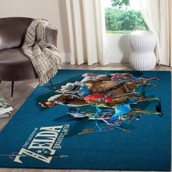 The Legend Of Zelda Area Rug Living Room Rug Home Decor Nintendo Video Game Gfd 19120610