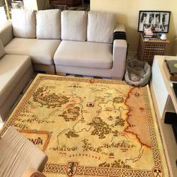 Narnia Vintage Style Map Area Rug Living Room Rug Home Decor Nintendo Video Game Gfd Z19112212