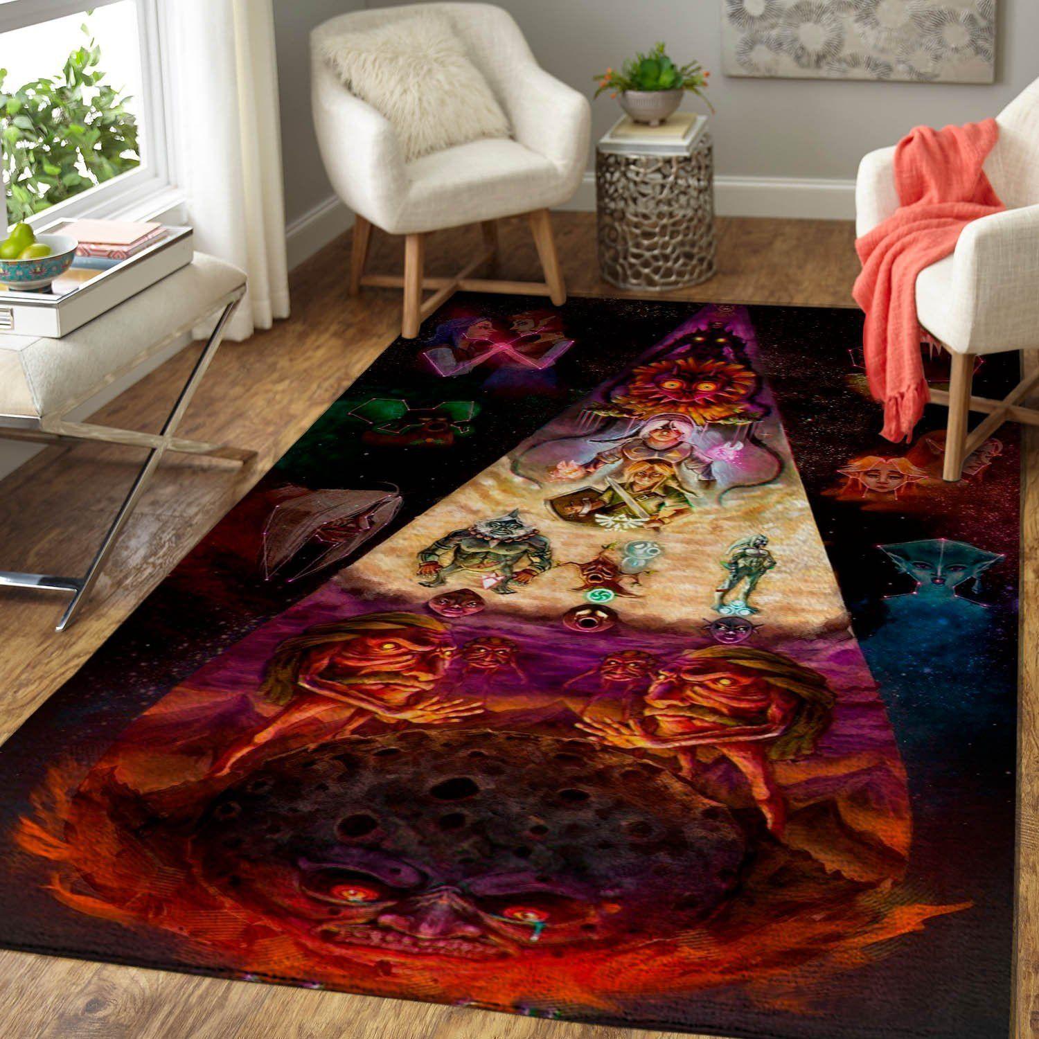 The Legend Of Zelda Area Rug Nintendo Video Game Carpet Gamer Living Room Rugs Rug Regtangle Carpet Floor Decor Home Decor V377