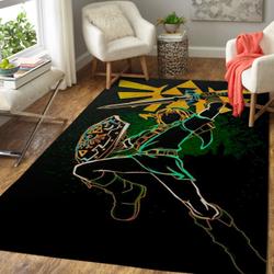 The Legend Of Zelda Area Rug Nintendo Video Game Carpet Gamer Living Room Rugs Rug Regtangle Carpet Floor Decor Home Decor V379
