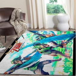 The Legend Of Zelda Area Rug Nintendo Video Game Carpet Gamer Living Room Rugs Rug Regtangle Carpet Floor Decor Home Decor V398