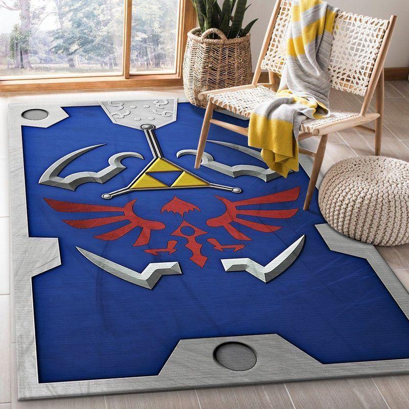 The Legend Of Zelda Gaming 1 Area Rug Living Room And Bed Room Rug Rug Regtangle Carpet Floor Decor Home Decor