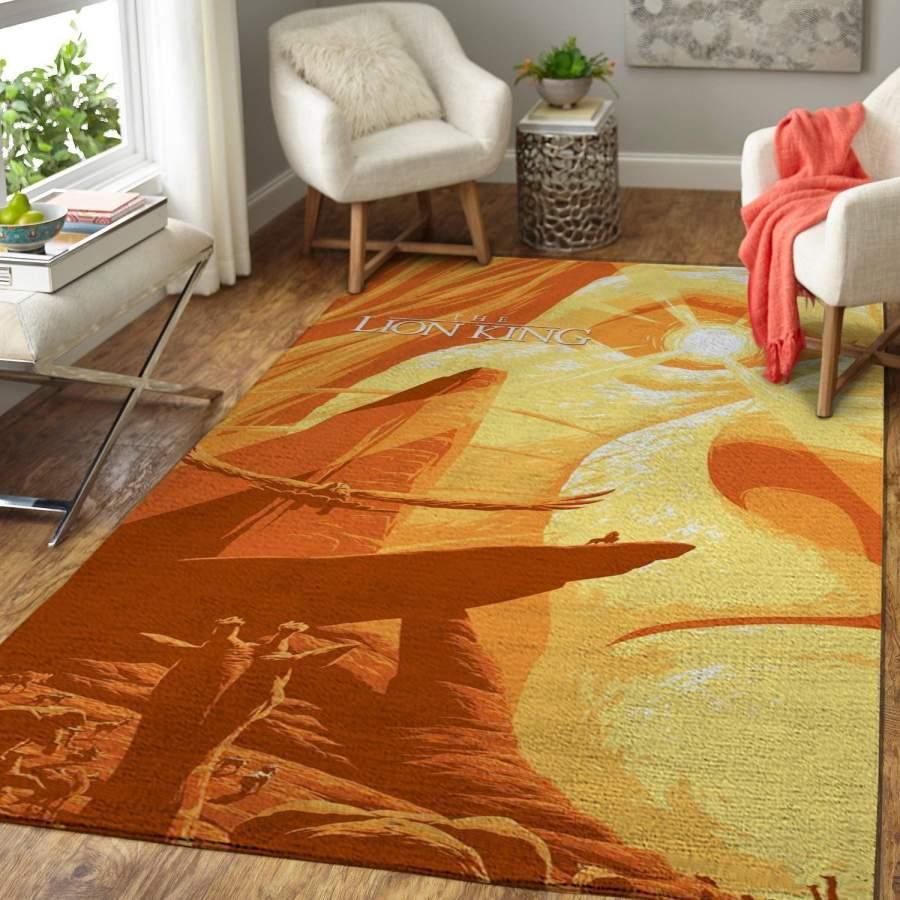 The Lion King Area Rug Living Room Rug Home Decor Disney Movie Ofd 19102123