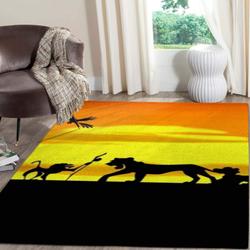 The Lion King Area Rugs Living Room Rug Regtangle Carpet Floor Decor V3986