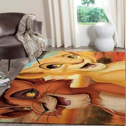 The Lion King Area Rugs Living Room Rug Regtangle Carpet Floor Decor V3988