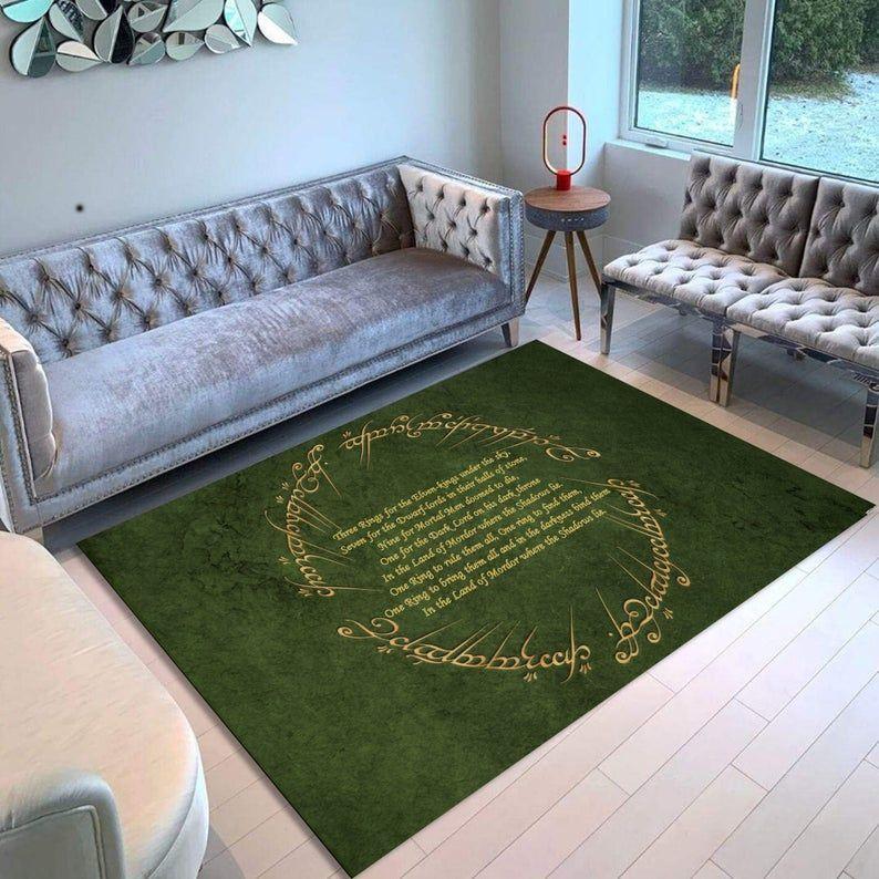 The Lord Of The Ring 12 Area Rug Living Room And Bed Room Rug Rug Regtangle Carpet Floor Decor Home Decor
